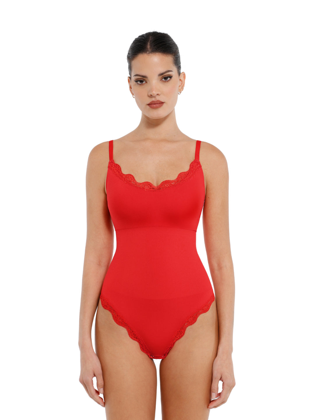 Naadloze Kanten String Bodysuit