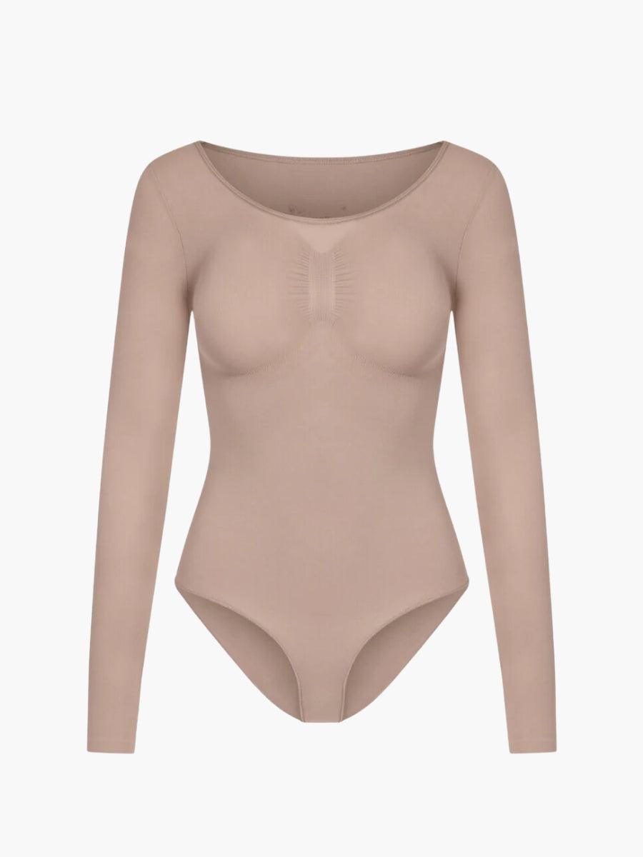 Shapewear Longsleeve Bodysuit met Slip